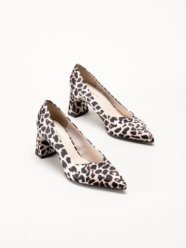Tamaris - Leopardmönstrade pumps