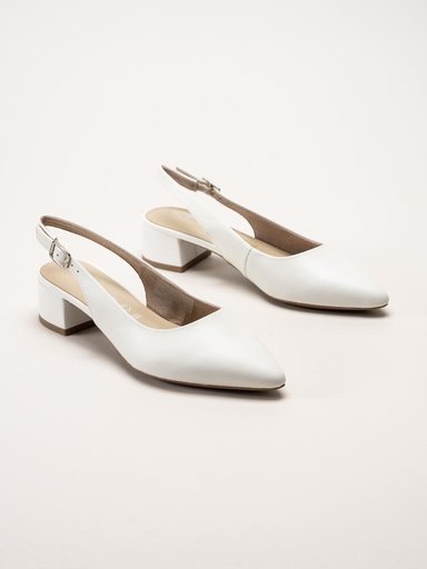 Tamaris - Vita slingback pumps i skinn