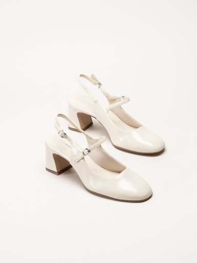 Tamaris - Beige slingback pumps