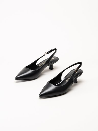 Marco Tozzi - Svarta slingback pumps