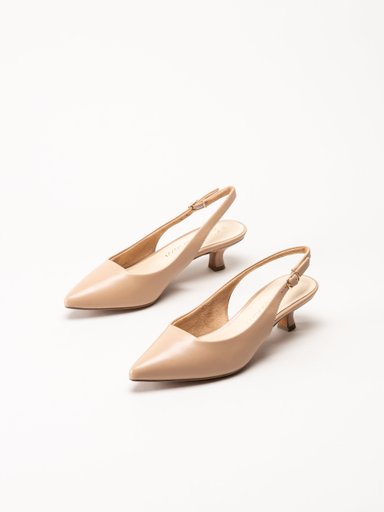 Marco Tozzi - Beige slingback pumps