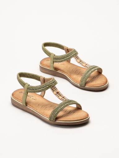 Lunar - Gröna sandaler