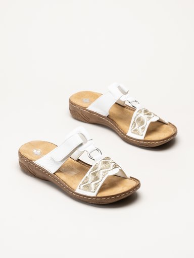 Rieker - Vita sandaler