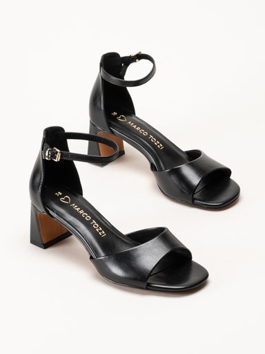 Marco Tozzi - Svarta sandaletter