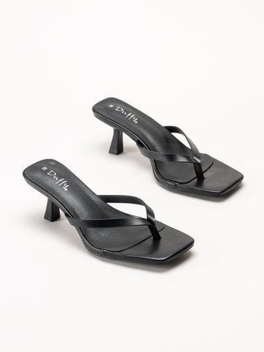 Duffy - Svart mules med tårem