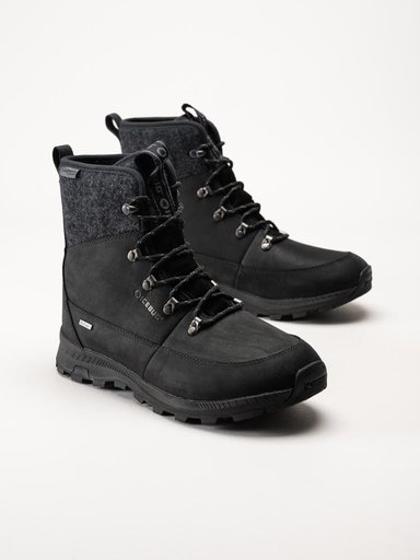 Icebug - Adak Wool Wmns Michelin - Svarta vinterkängor  i nubuck