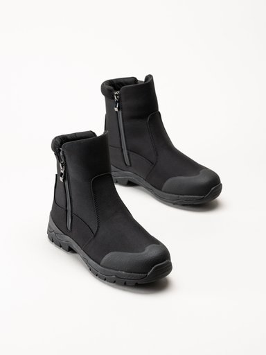 Eskimo - Bedford Studs - Svarta fodrade boots med dubbar