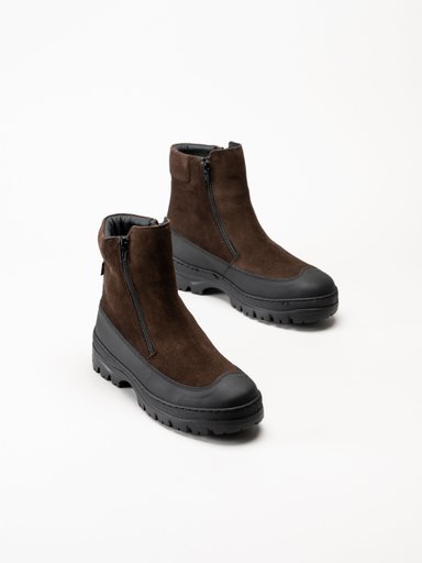 Ilves - Ilves Åbyn Lamb Alpi - Mörkbruna broddkängor i mocka