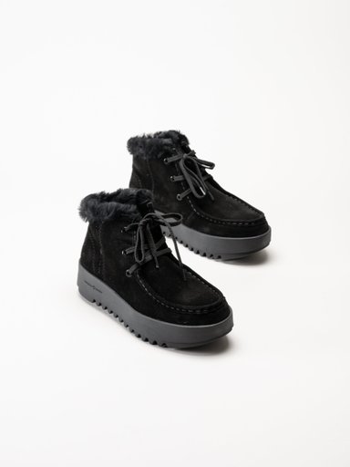 Canada Snow - Mount Marty - Svarta kängor i mocka