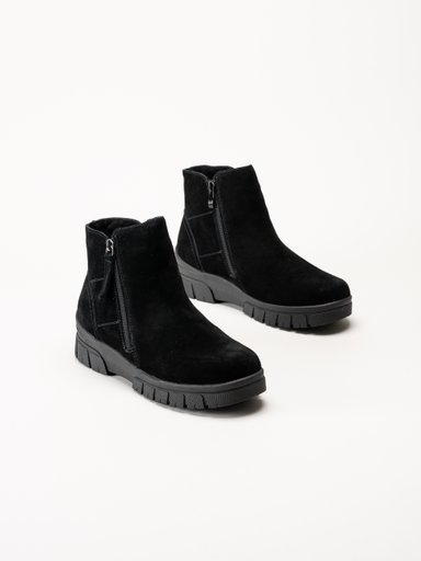Wildflower - Cheam - Svarta fodrade mockaboots