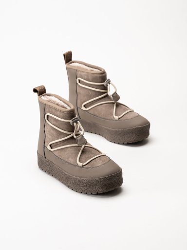 Tretorn - Aspa Hybrid Low - Ljusbruna fodrade boots