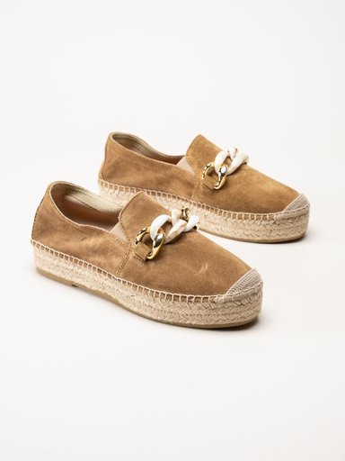 Duffy - Camel färgade espadriller