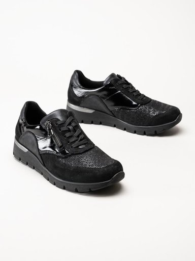 WaldlÀufer - K-Ramona - Svarta promenadskor i nubuck