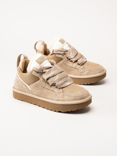 UGG - W Lowmel - Beige ullfodrade sneakers
