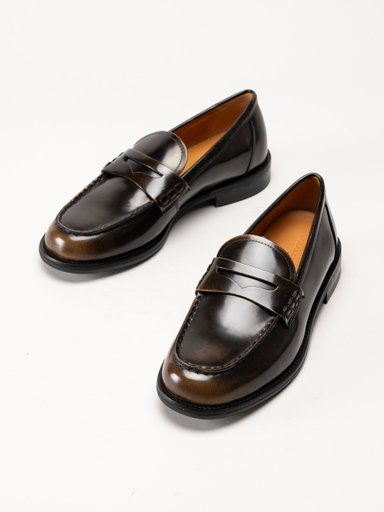 Vagabond - Linn - Bruna loafers i polido