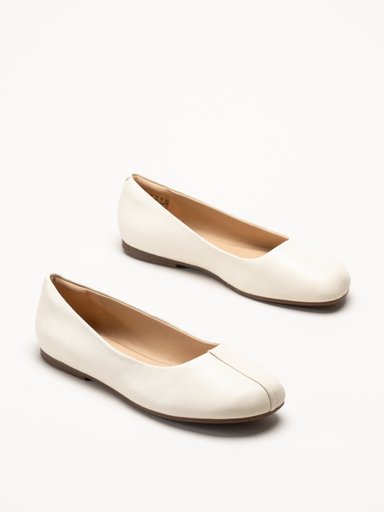 Clarks - Livia Lily - Beige ballerinaskor