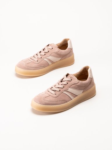 Gabor - Rosa sneakers i mocka