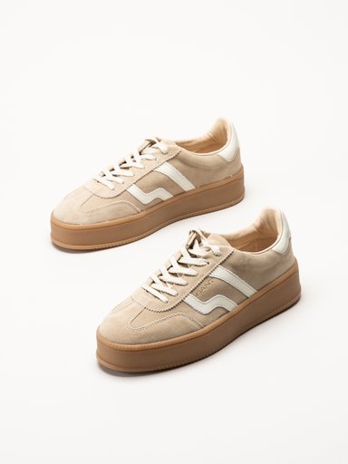 Gant Footwear - Cuzmani - Beige sneakers i mocka