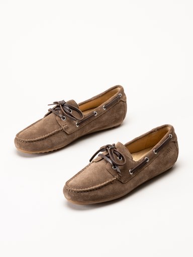 Novita - Palmi Sail - Bruna loafers i mocka