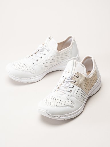 Rieker - Vita slip on skor