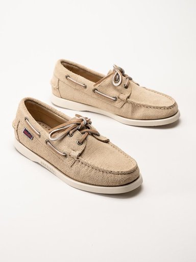 Sebago - Portland Flesh Out - Beige seglarsko i mocka