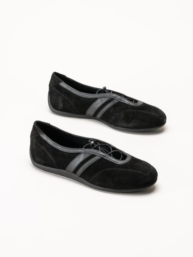 Vagabond - Hollie - Svarta sportiga ballerinaskor