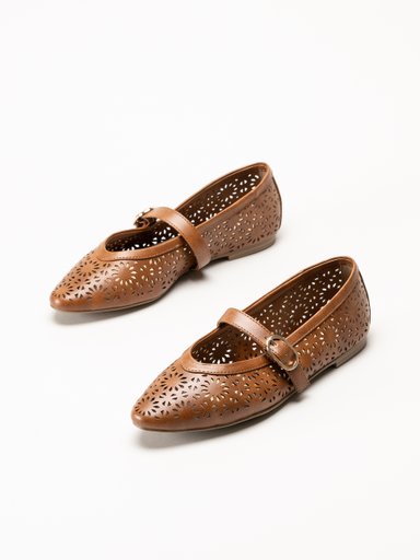 Marco Tozzi - Bruna ballerinaskor med sleif