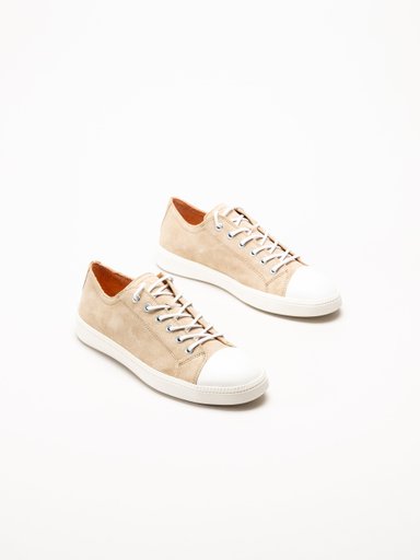 Think - Turna - Beige sneakers i mocka