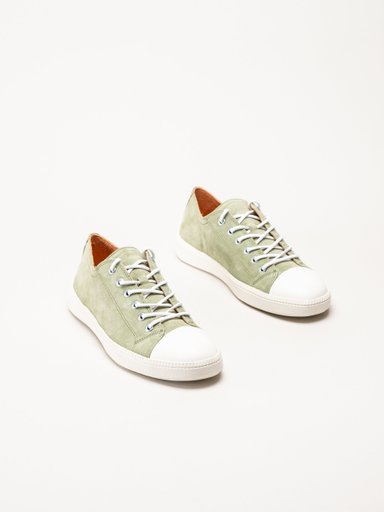 Think - Turna - Gröna sneakers i mocka