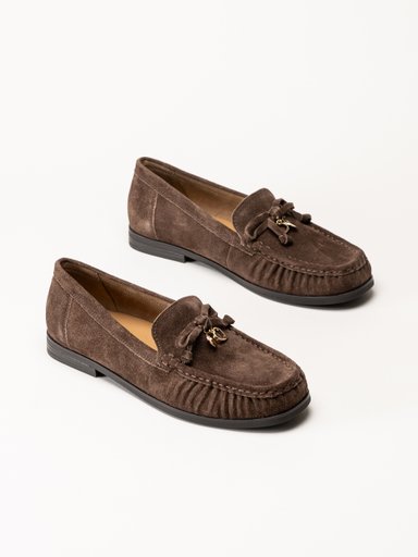 Gabor - Mörkbruna loafers
