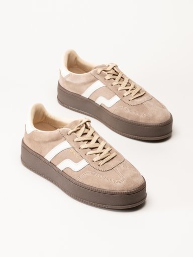 Gant Footwear - Cuzima - Beige platåsneaker