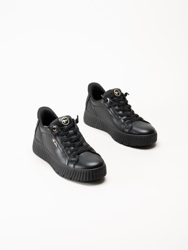 Tamaris - Wide fit - Svarta sneakers