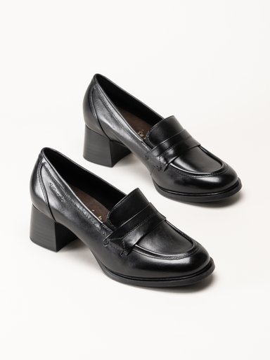 Tamaris - Wide fit - Svarta klackskor