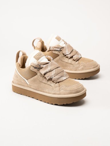 UGG - Lowmel - Beige ullfodrade sneakers