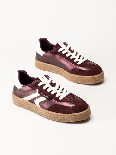 Tamaris - Vinröda sneakers