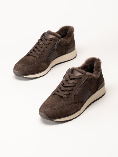 Caprice - Mörkbruna sneakers