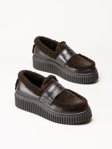 Marc O´Polo - Bianco 66 - Mörkbruna  loafers