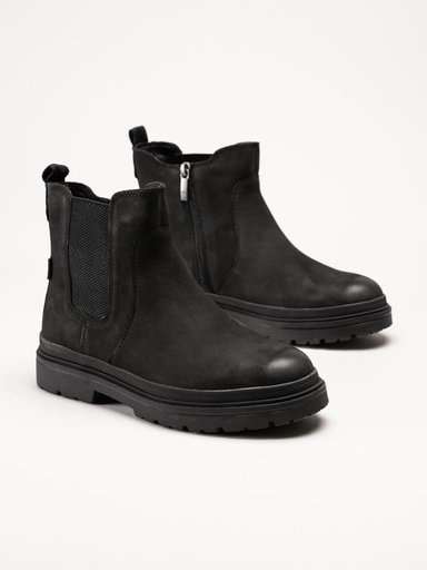 Tamaris Wide - Svarta varmfodrade boots