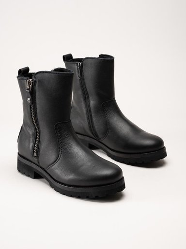 Panama Jack - Fabi Igloo - Svarta fårskinnsfodrade boots