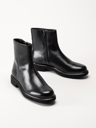 Ecco - Metro Amsterdam Clean - Svarta boots i skinn
