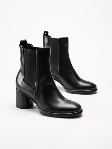 Ecco - Sculpted Lx 55 - Svarta stövletter i skinn