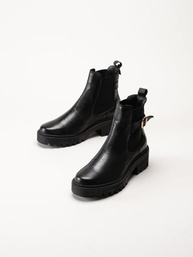 Shoedesign Copenhagen - Sarah - Svarta chelsea boots i skinn