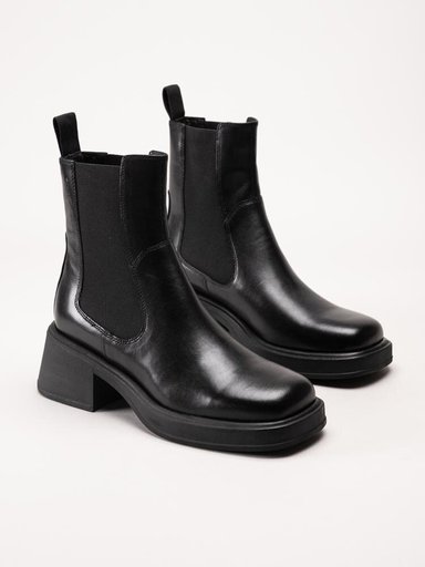 Vagabond - Dorah - Svarta chelsea boots med klack