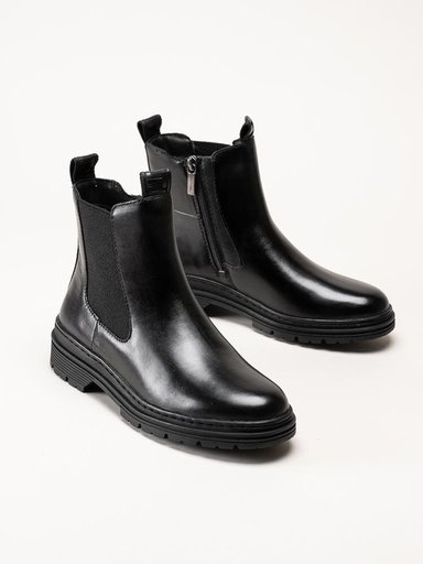 Tamaris - Svarta chelsea boots