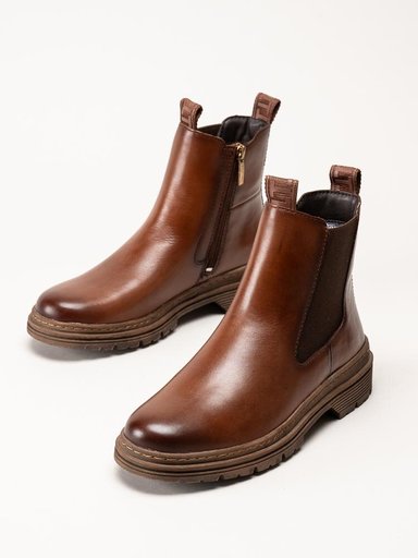 Tamaris - Bruna chelsea boots i skinn