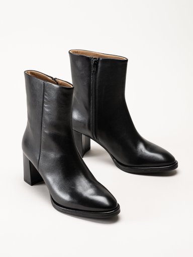 Unisa - Lebit_CCP - Svarta stövletter i skinn