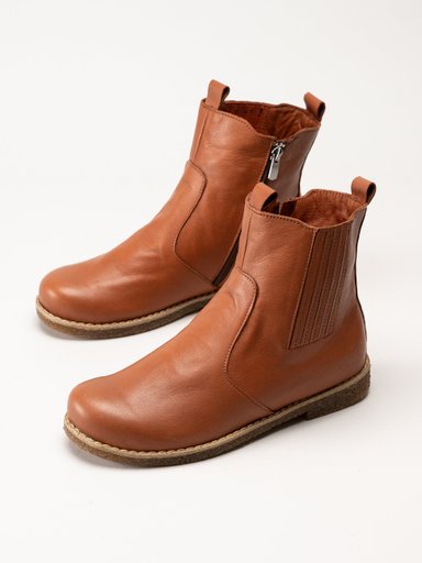 Charlotte of Sweden - Bruna boots i skinn