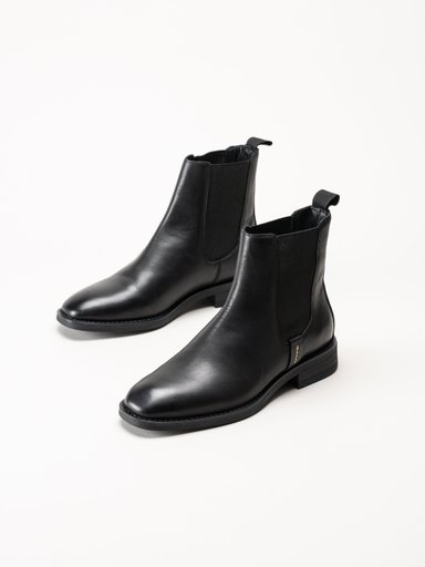 Gant Footwear - Fayy - Svarta chelsea boots i skinn