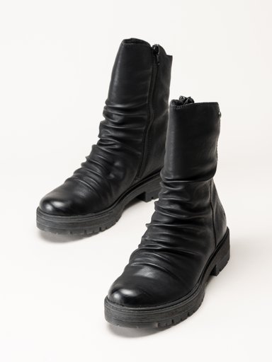 Rieker - Svarta fodrade boots