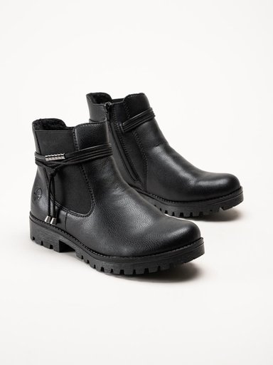 Rieker - Svarta chelsea boots